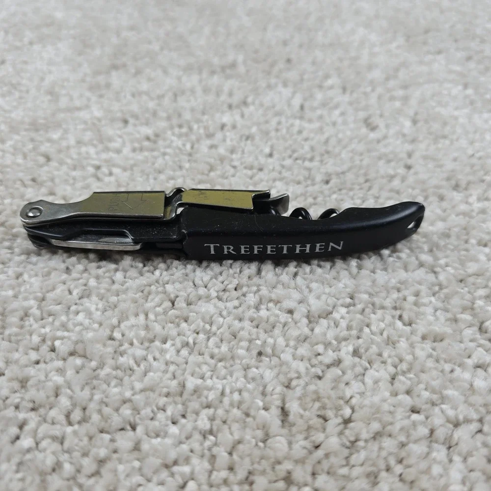 Coutale Trefethen Wine Opener Black‎ Sommelier Innovation Waiters Corkscrew